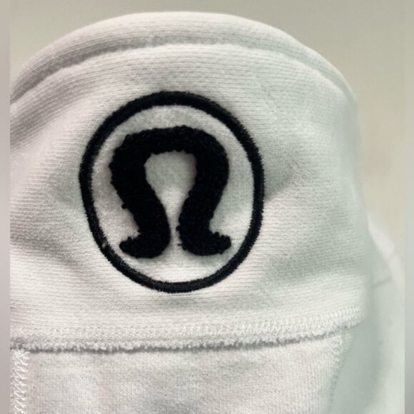 Lululemon White Full Zip Scuba Hoodie - Size 10 - Picture 5 of 15